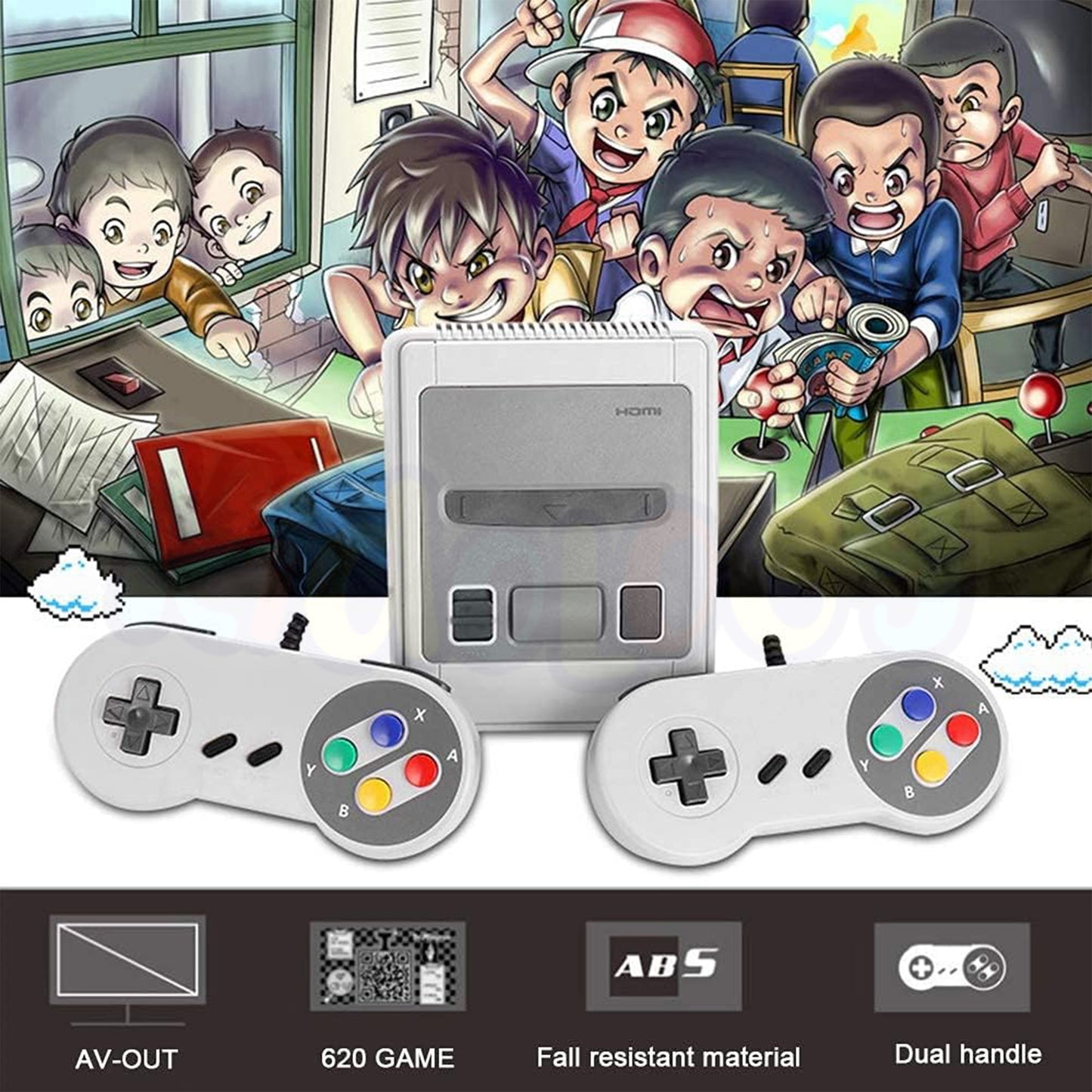 Retro Video Game Console
