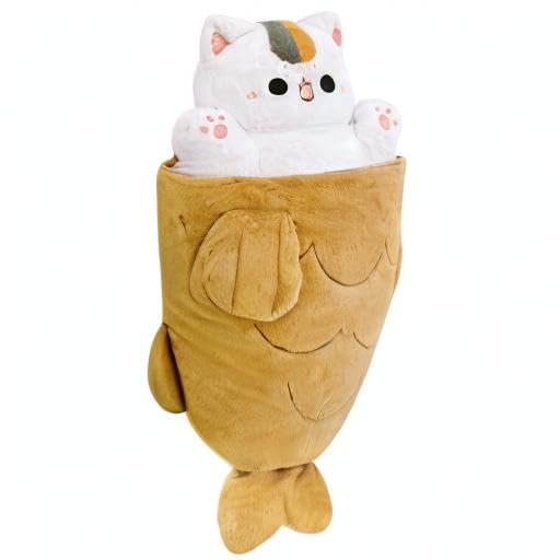 Taiyaki Cat Plush – Soft Hug Pillow