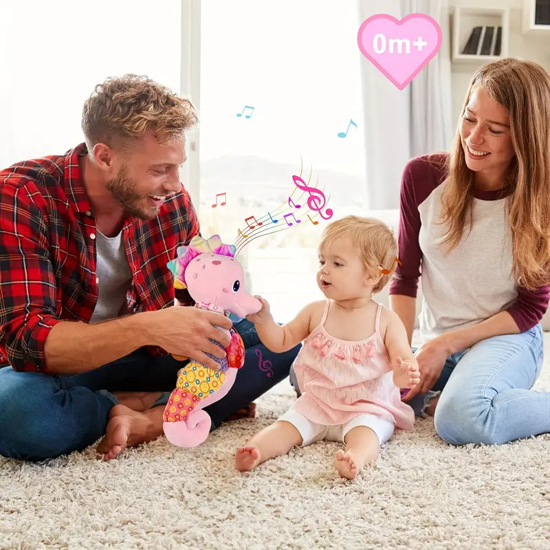 Baby Music Ringing Seahorse Plush Toy