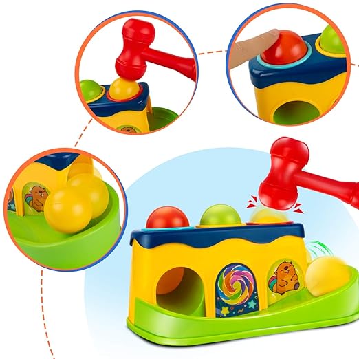 Hammer and Ball Drop Toy