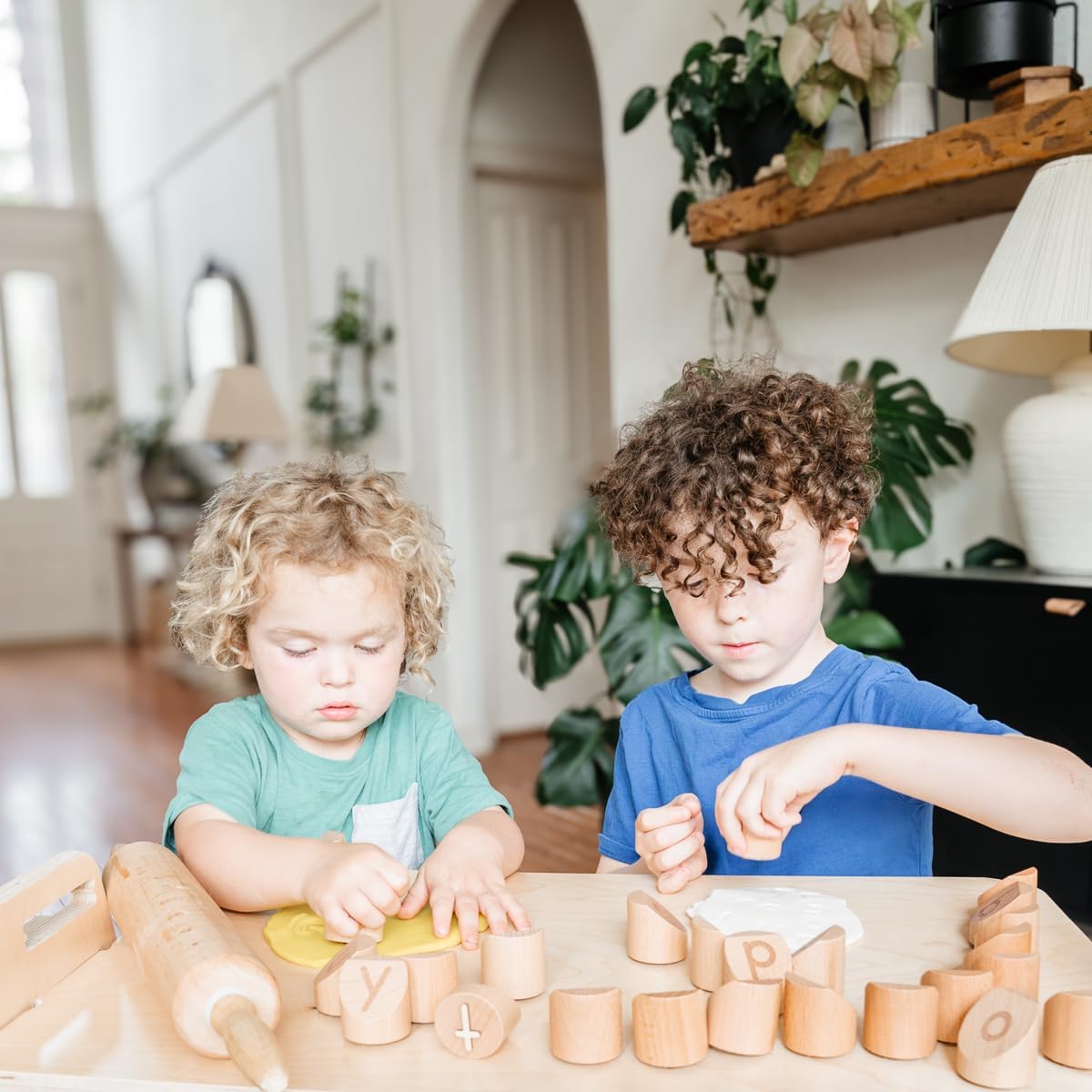 Alphabet Playdough Stamp