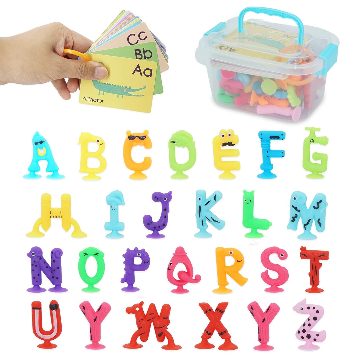 Alphabet Letters Learning Suction Toys