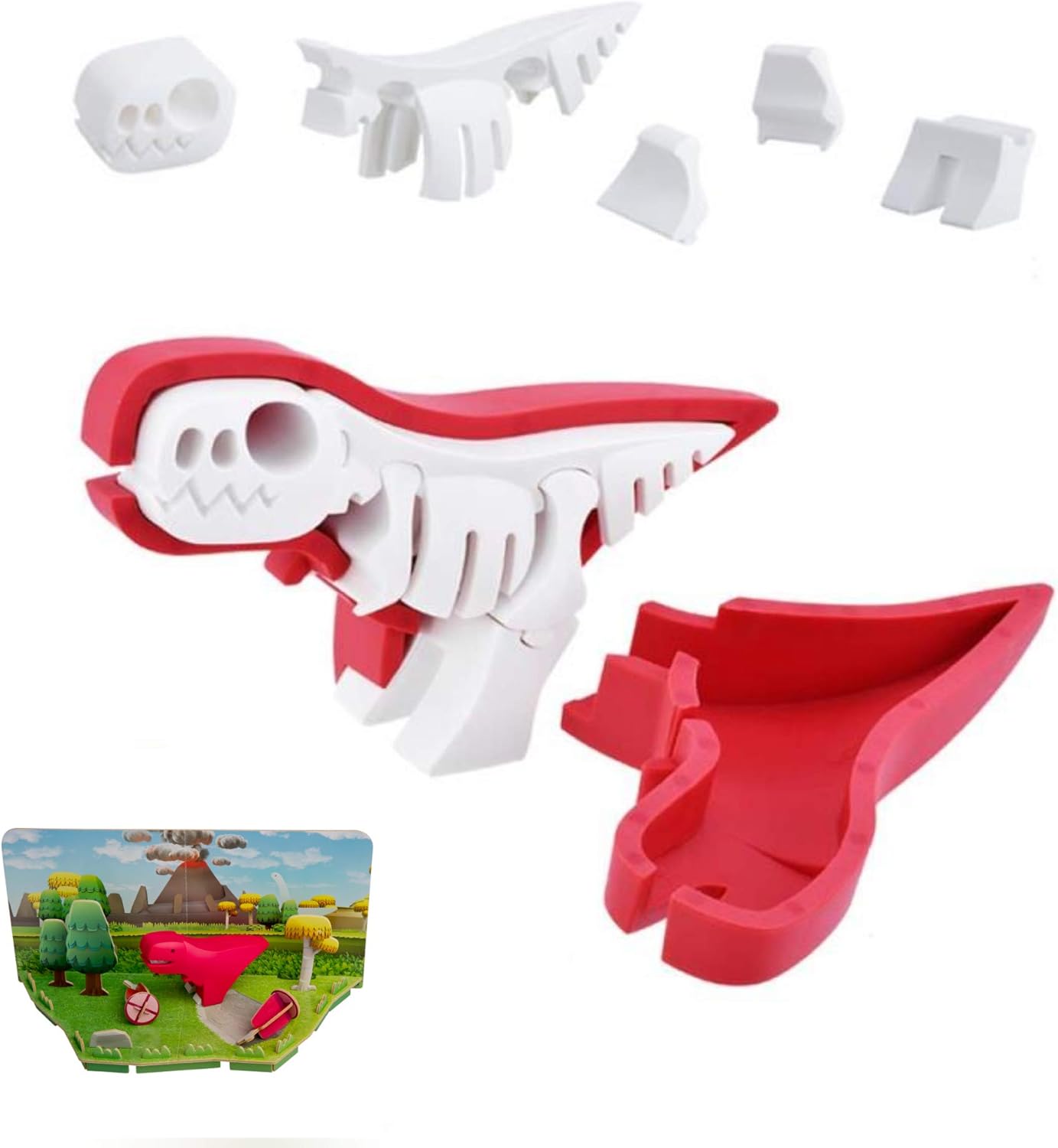 T-Rex Magnetic 3D Puzzle