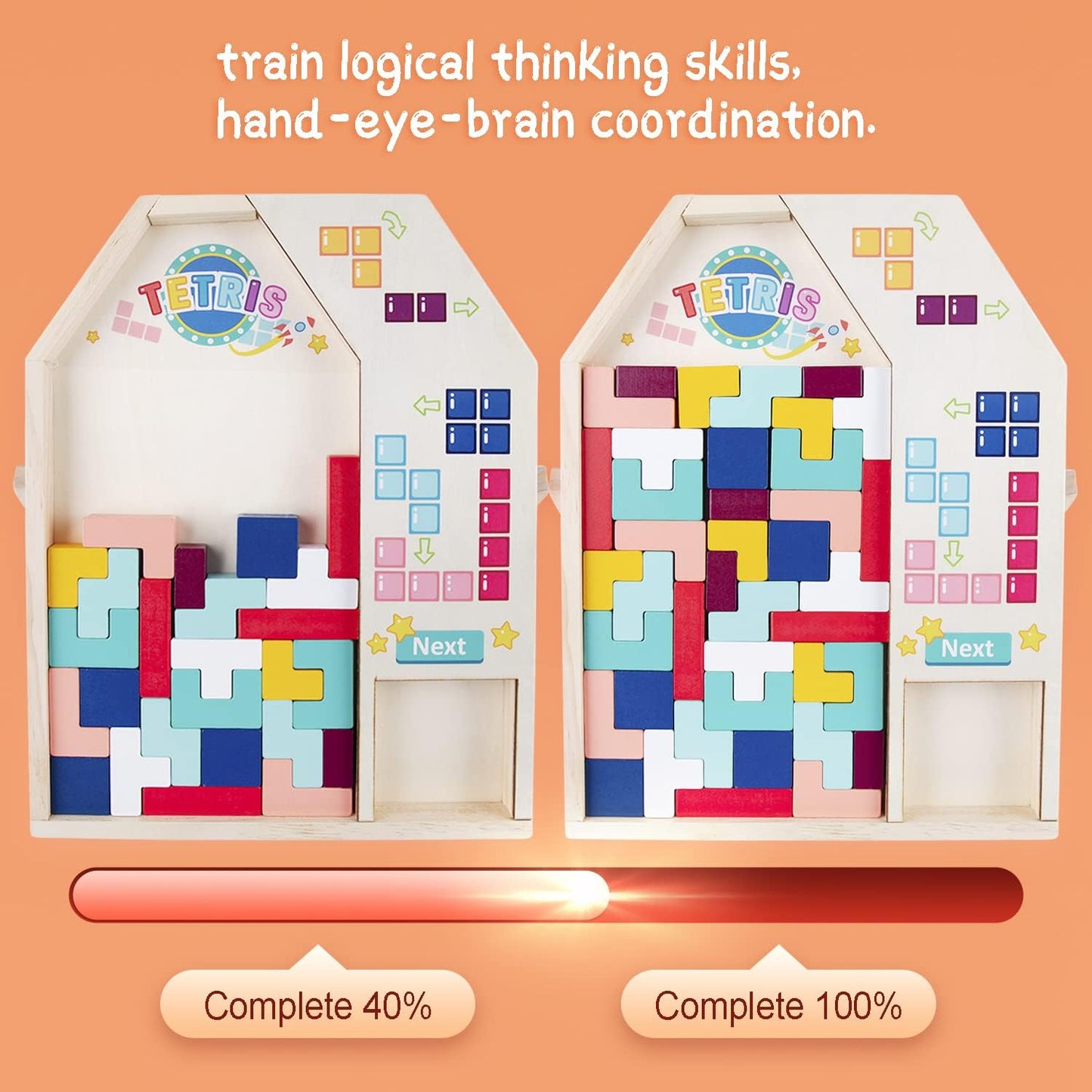 Wooden Puzzle Blocks