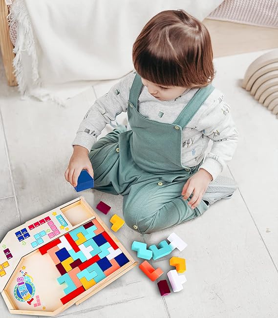 Wooden Puzzle Blocks