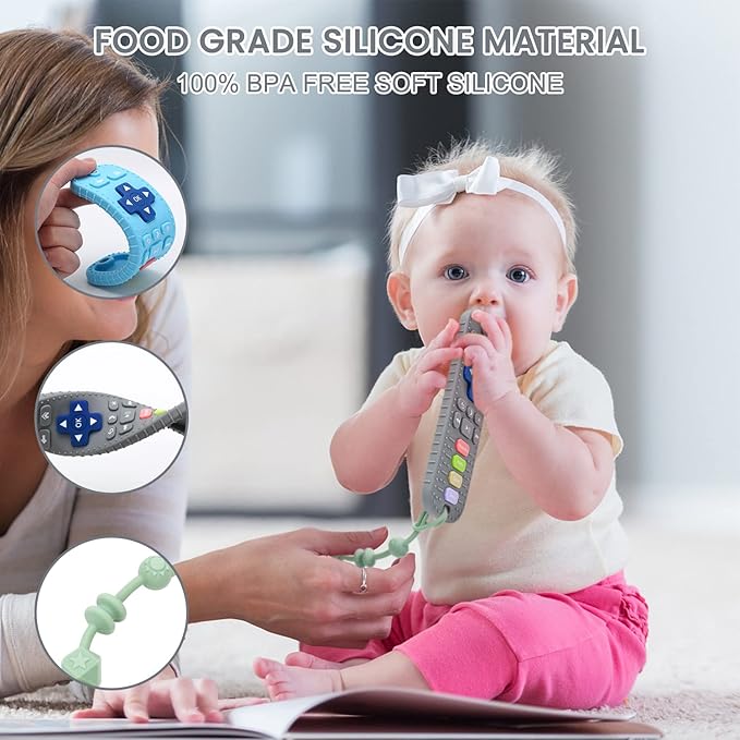 Safe Bite Remote Teether Toy