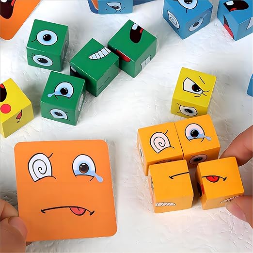 Wooden face Changing Game