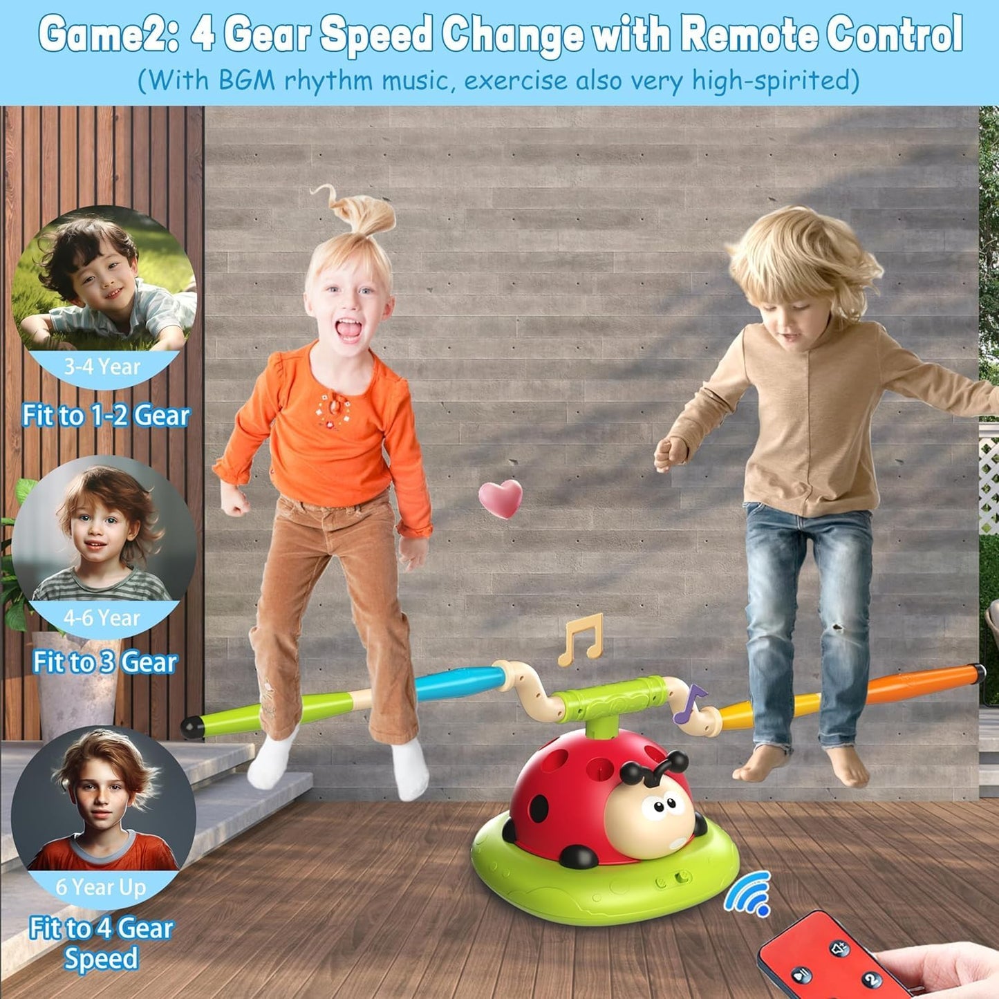 3 In 1 Musical Jumping Toy