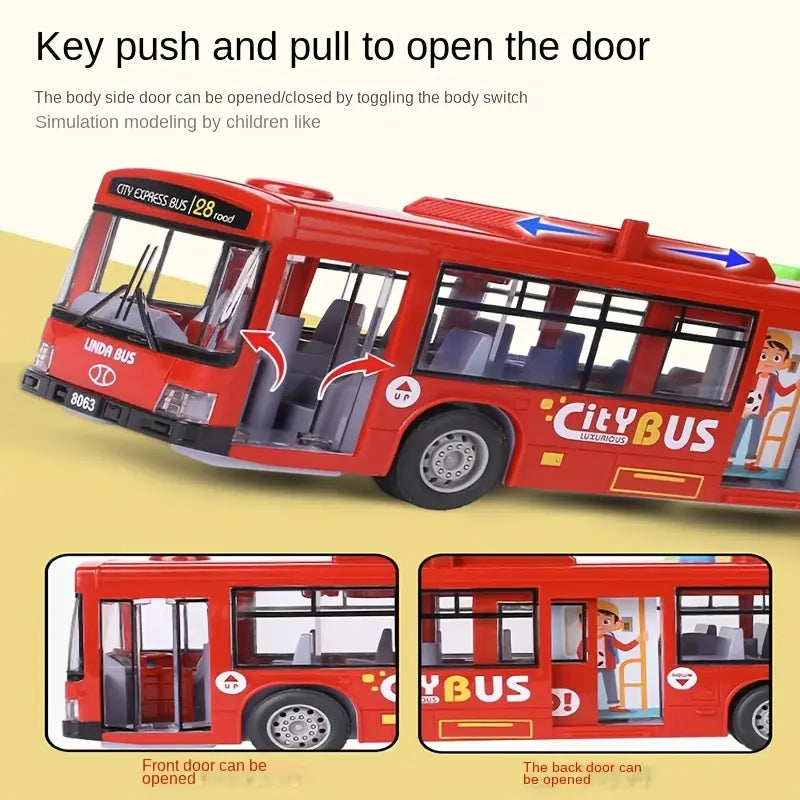 Push Back Bus with Light and Music