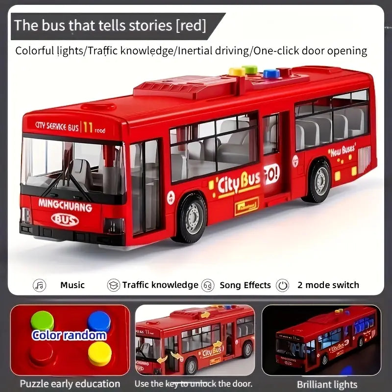 Push Back Bus with Light and Music