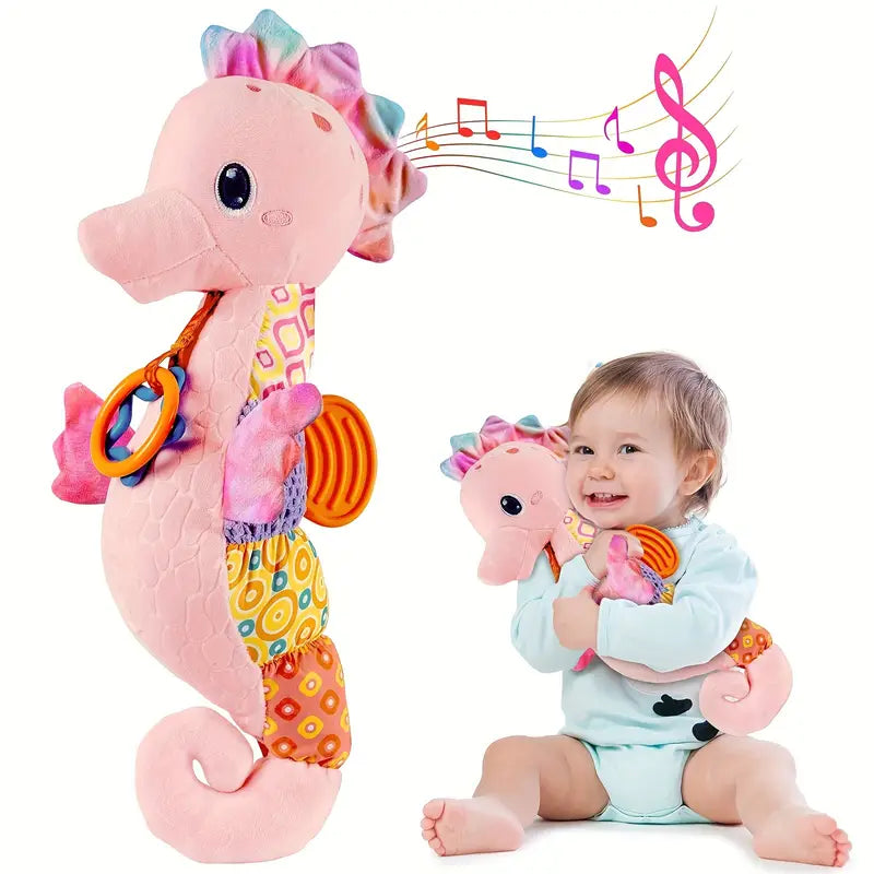 Baby Music Ringing Seahorse Plush Toy