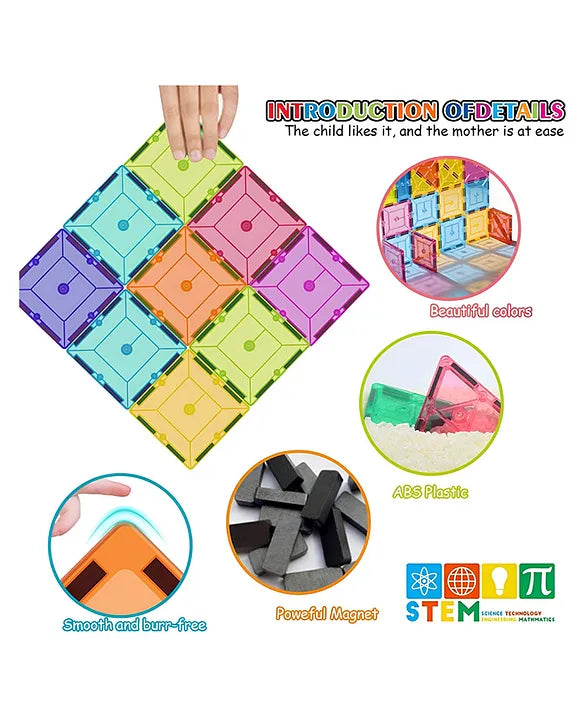 Magnetic Tile Building Set