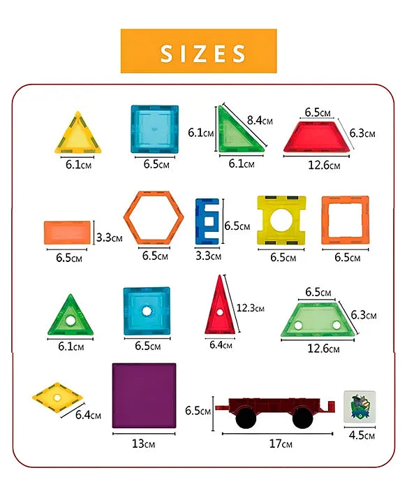 Magnetic Tile Building Set