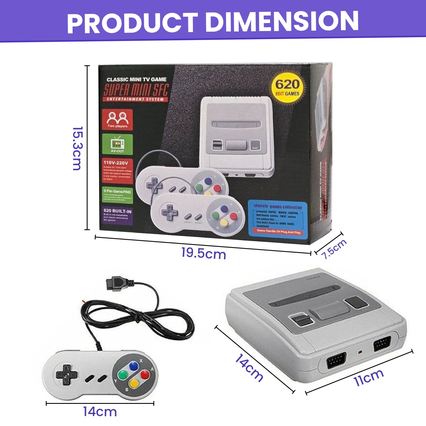 Retro Video Game Console