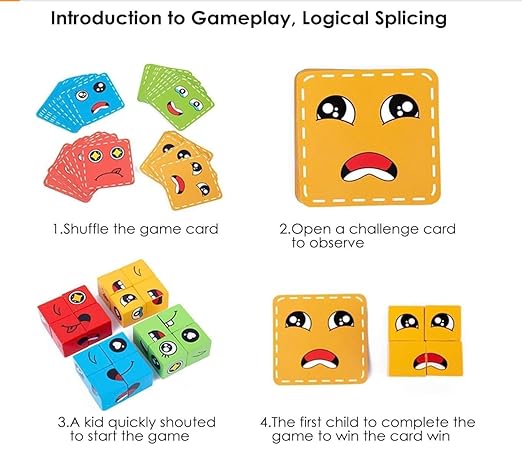 Wooden face Changing Game