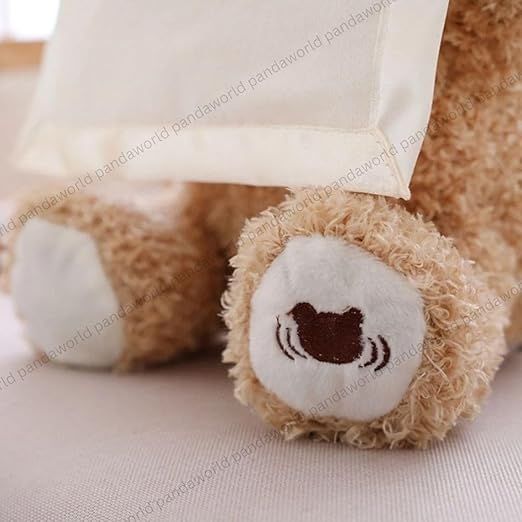 Plush Toy Playing Hide and Seek