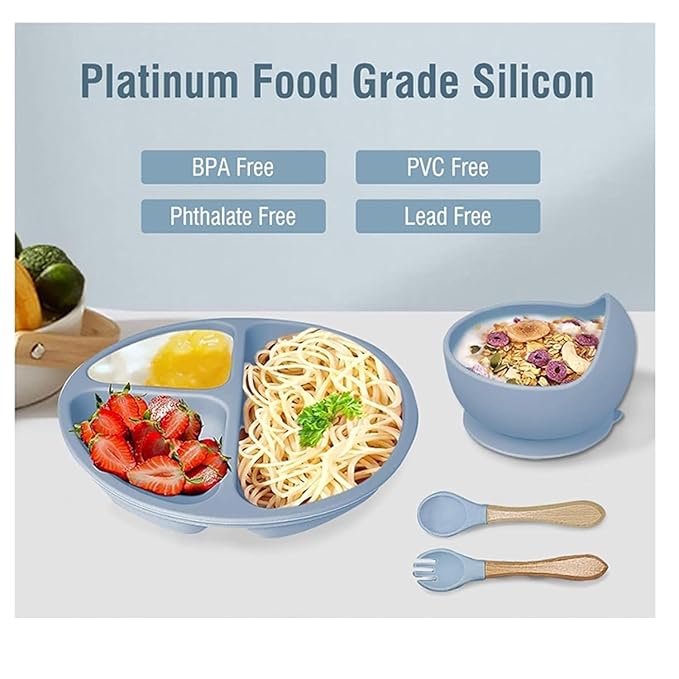 Silicone Tableware Feeding Set