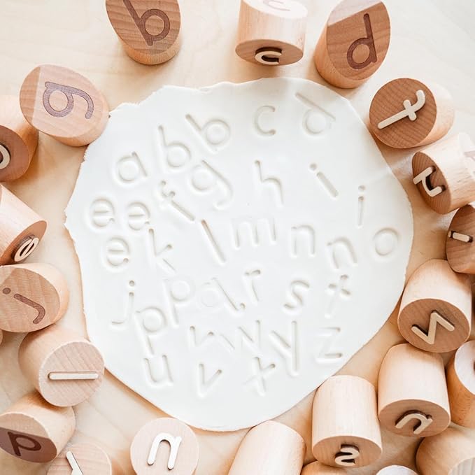 Alphabet Playdough Stamp