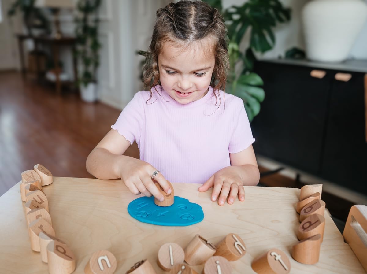 Alphabet Playdough Stamp