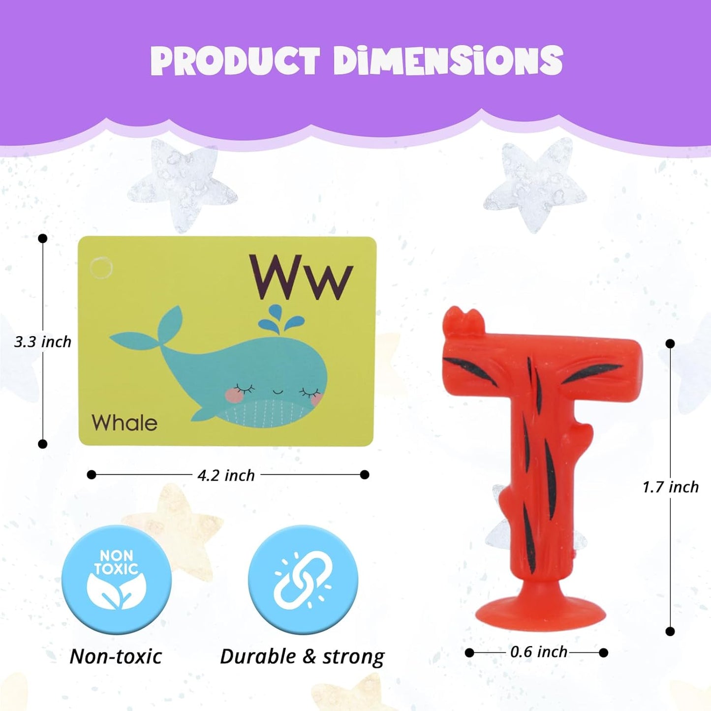 Alphabet Letters Learning Suction Toys