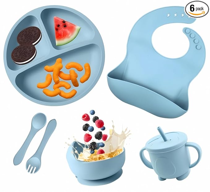Silicone Tableware Feeding Set