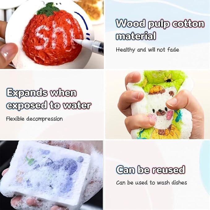 3D Magic Foam Painting 4 Pcs