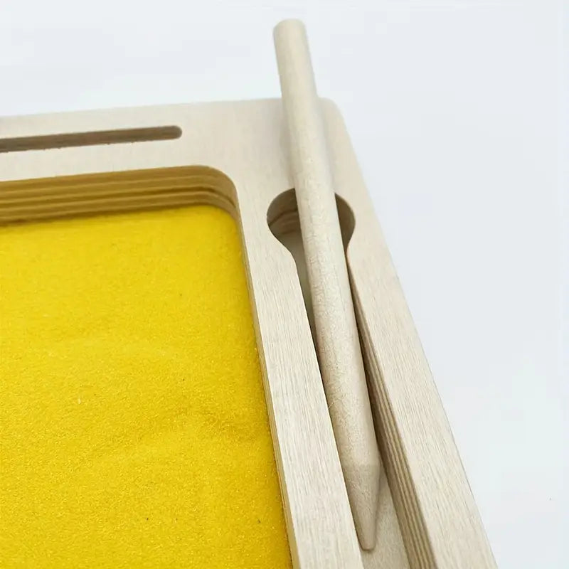 Alphabet Sandpaper Letters Wooden Tray Set