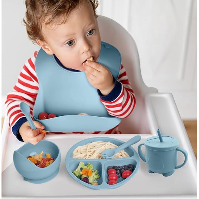 Silicone Tableware Feeding Set