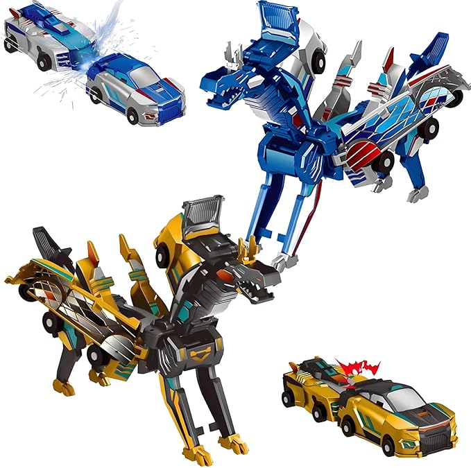 Collision Transforming Dinosaur Car Toy