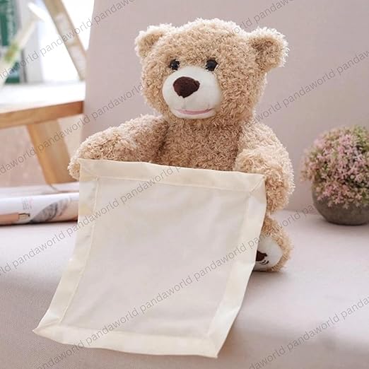 Plush Toy Playing Hide and Seek