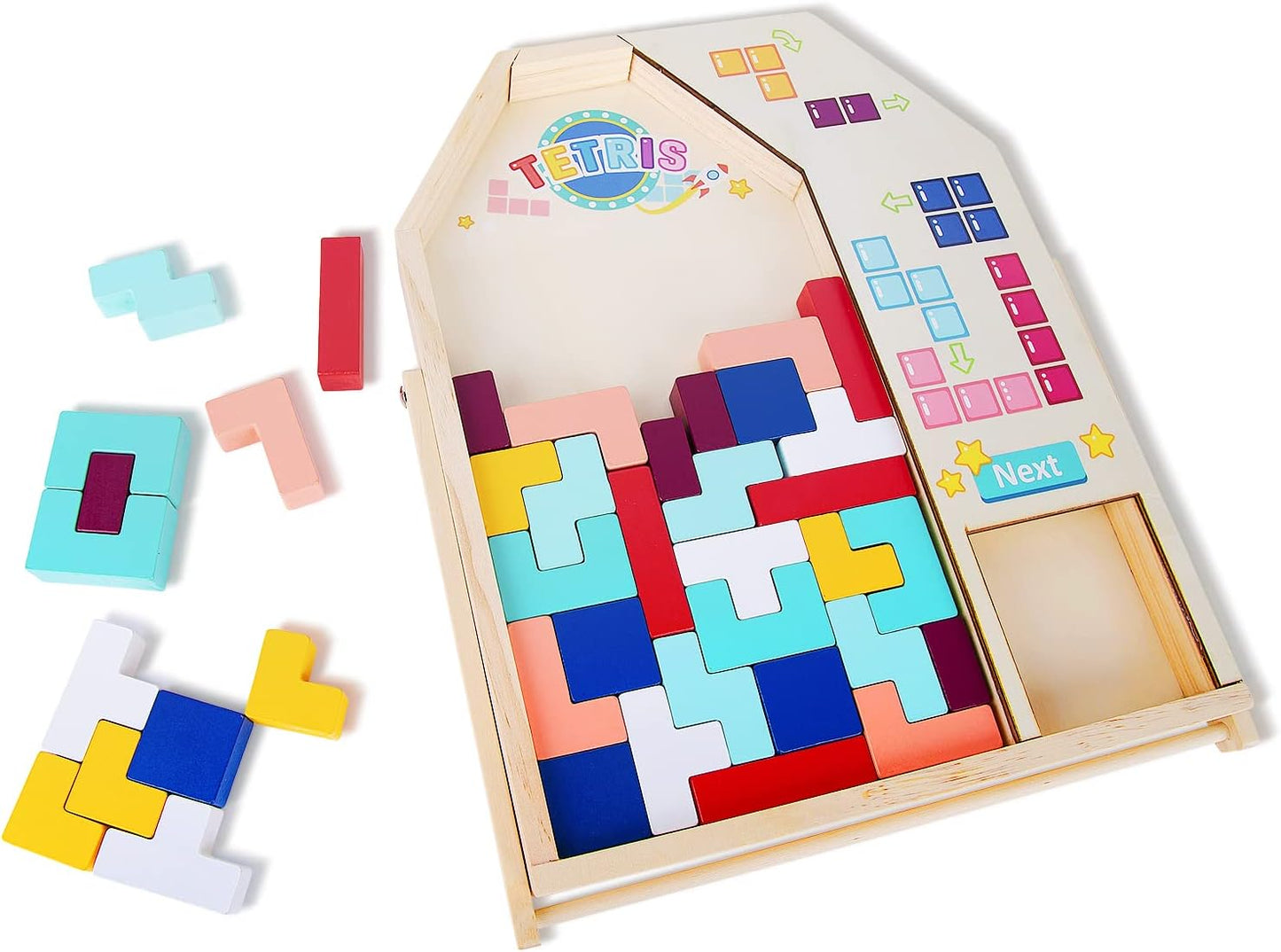 Wooden Puzzle Blocks