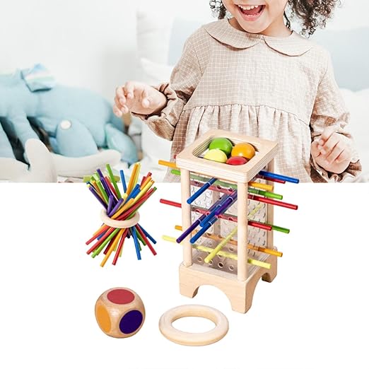 Wooden Pull Stick Puzzle Game