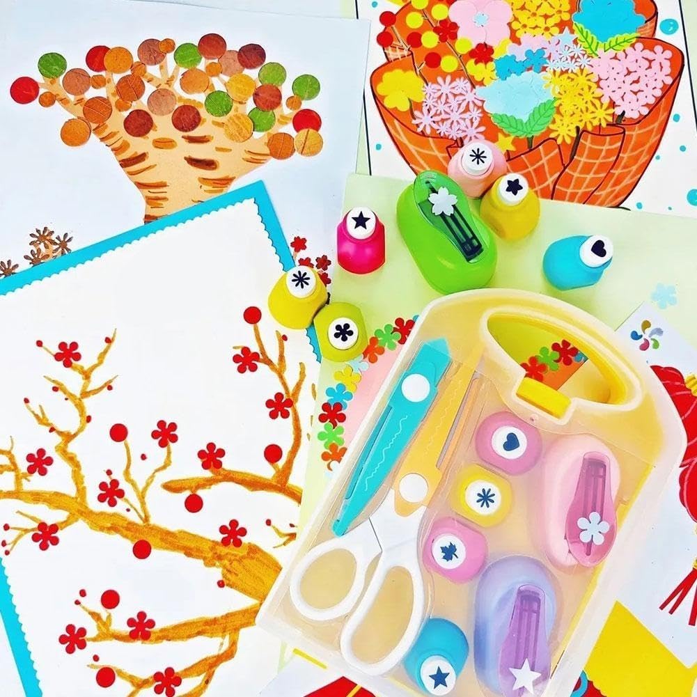 Kids DIY Puncher Craft Set