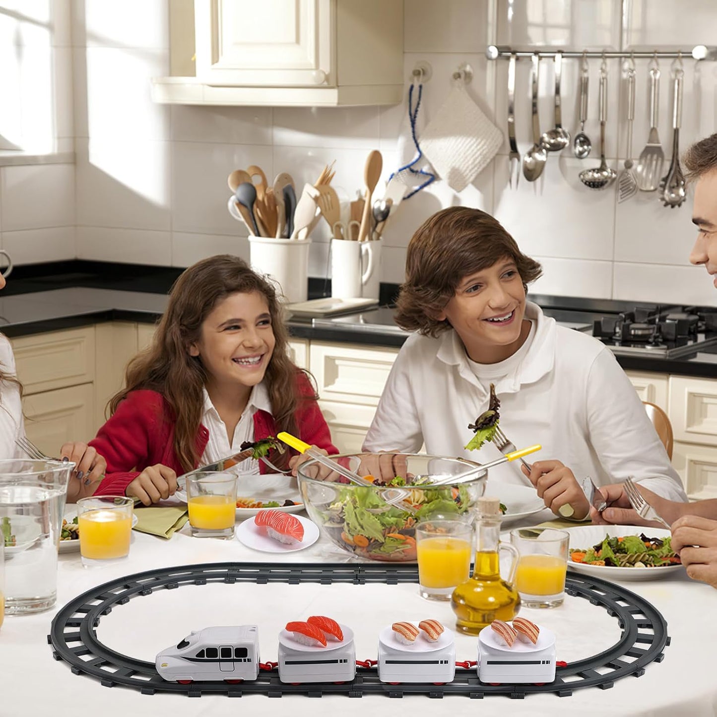 The Rotating Serving Train