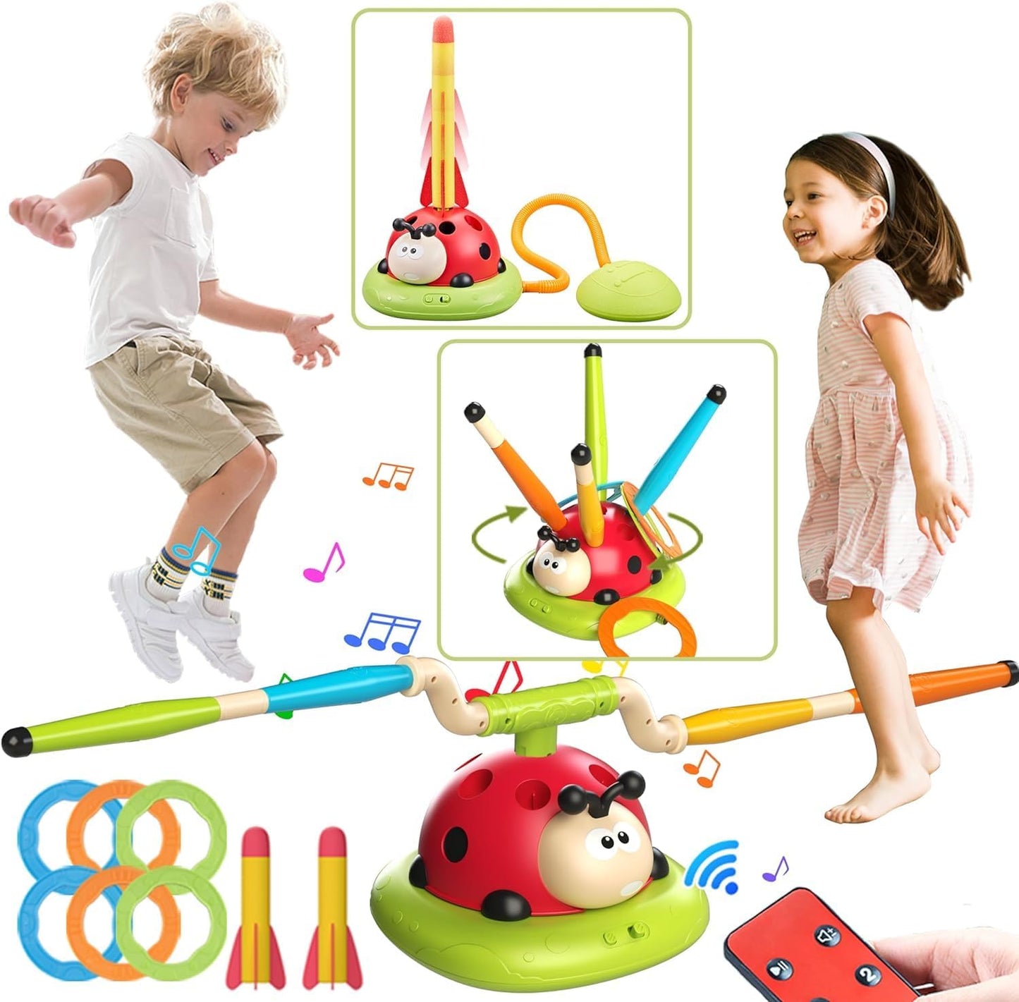 3 In 1 Musical Jumping Toy