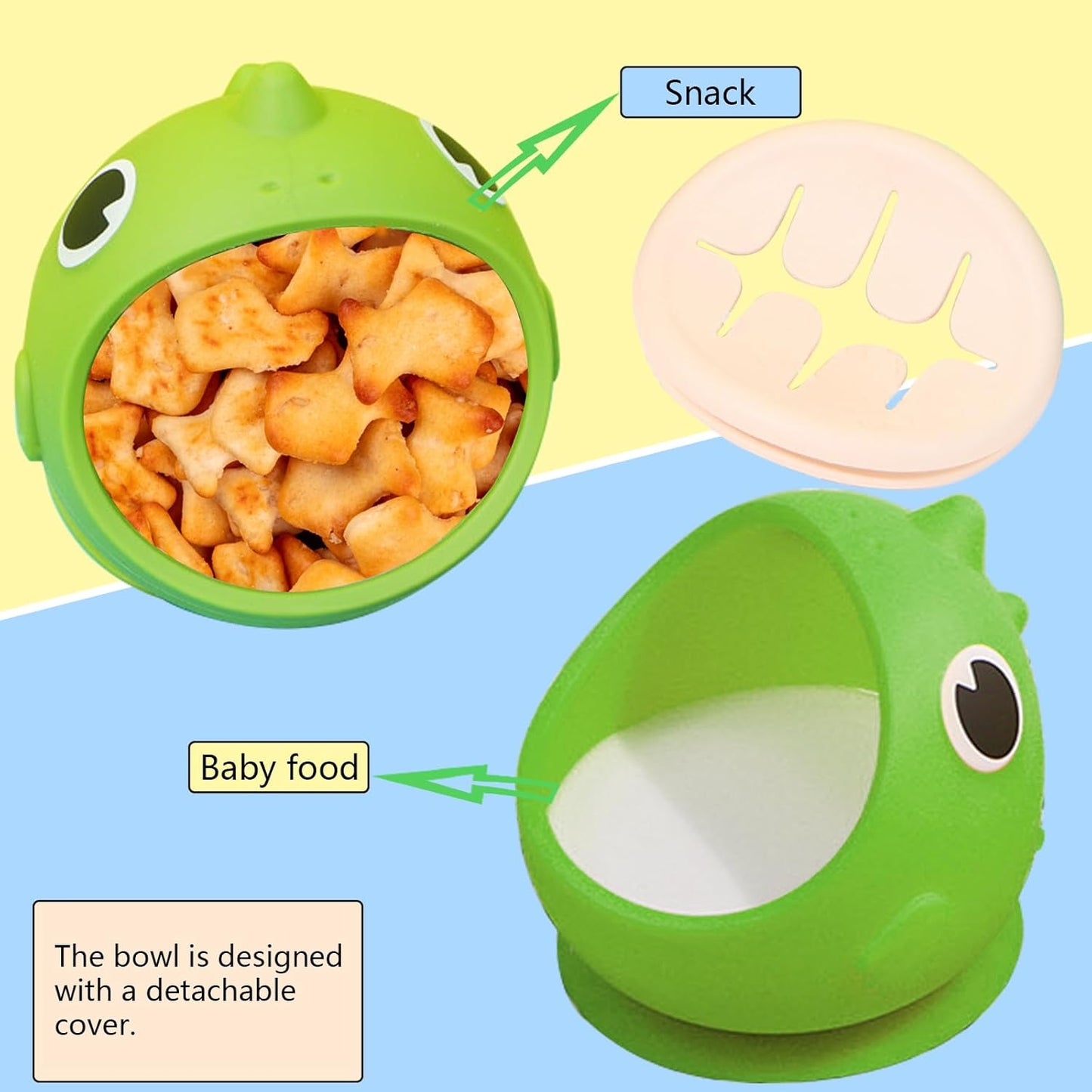Silicone Snack Cups for Toddlers