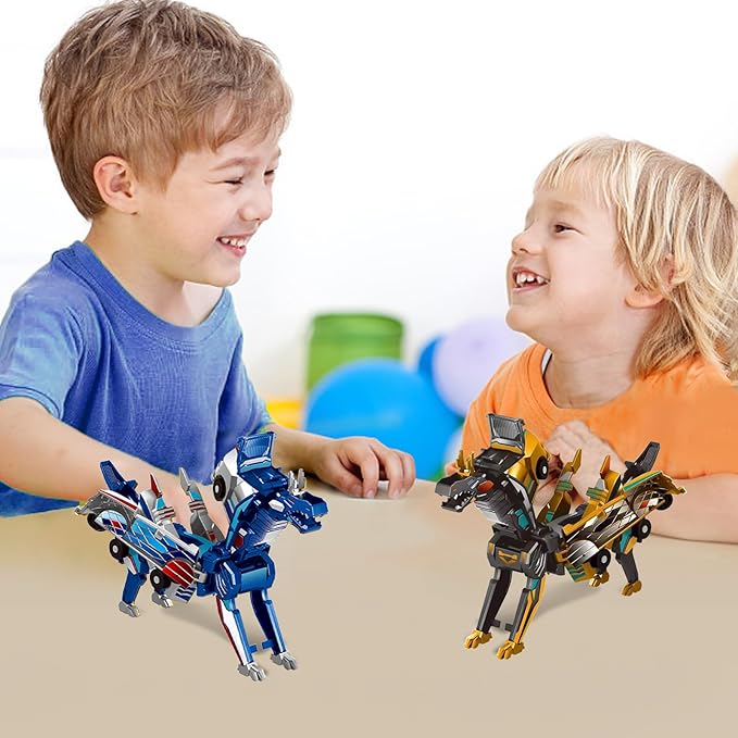 Collision Transforming Dinosaur Car Toy