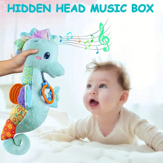 Baby Music Ringing Seahorse Plush Toy