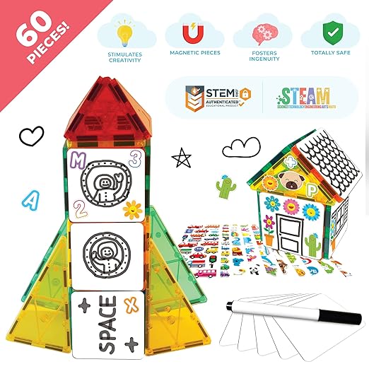 Magnetic Tile Building Set