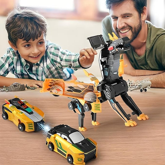 Collision Transforming Dinosaur Car Toy