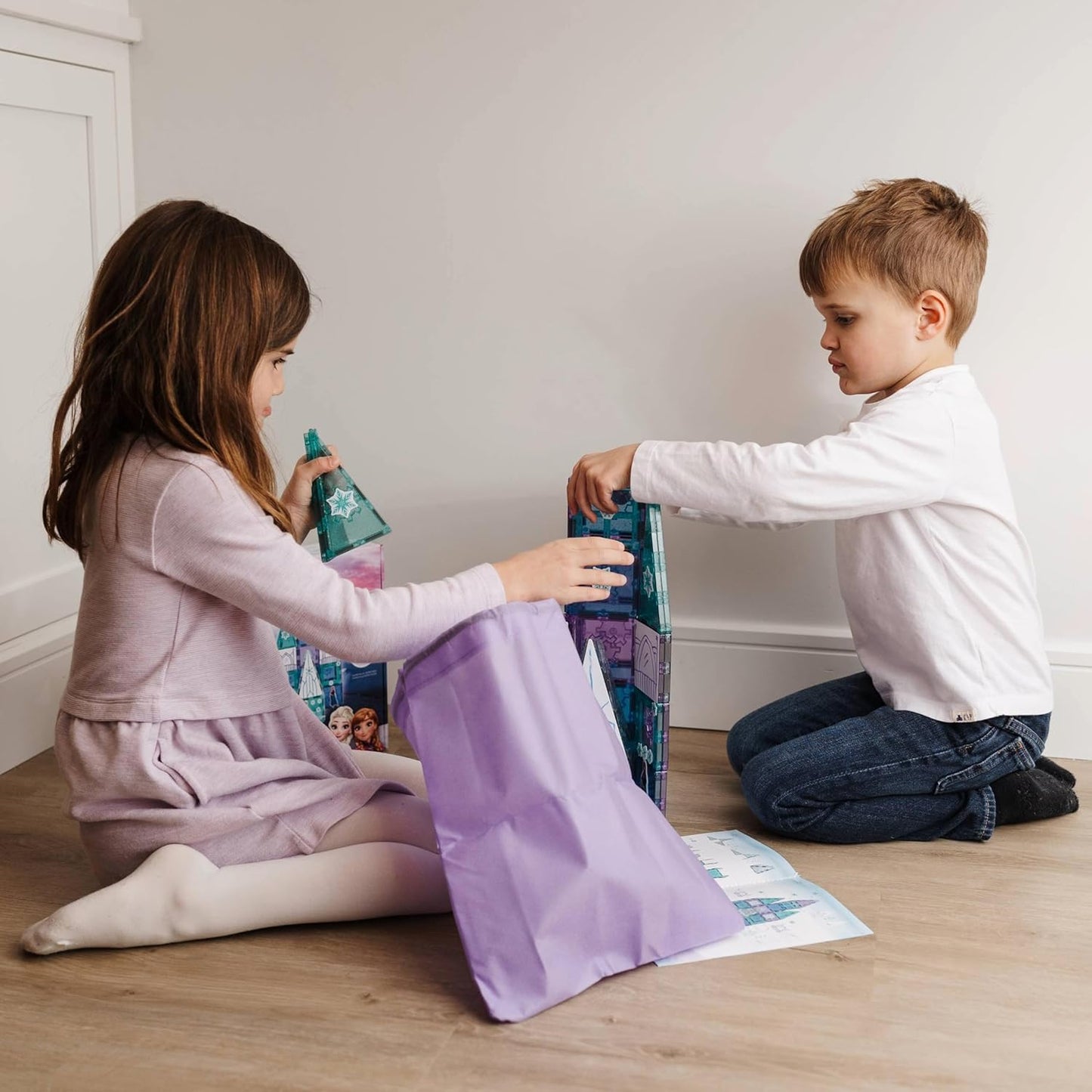 Disney Frozen Castle Magnetic Tile Set