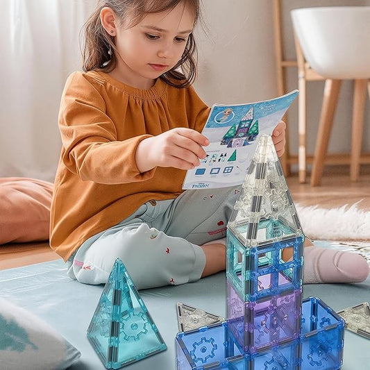 Disney Frozen Castle Magnetic Tile Set