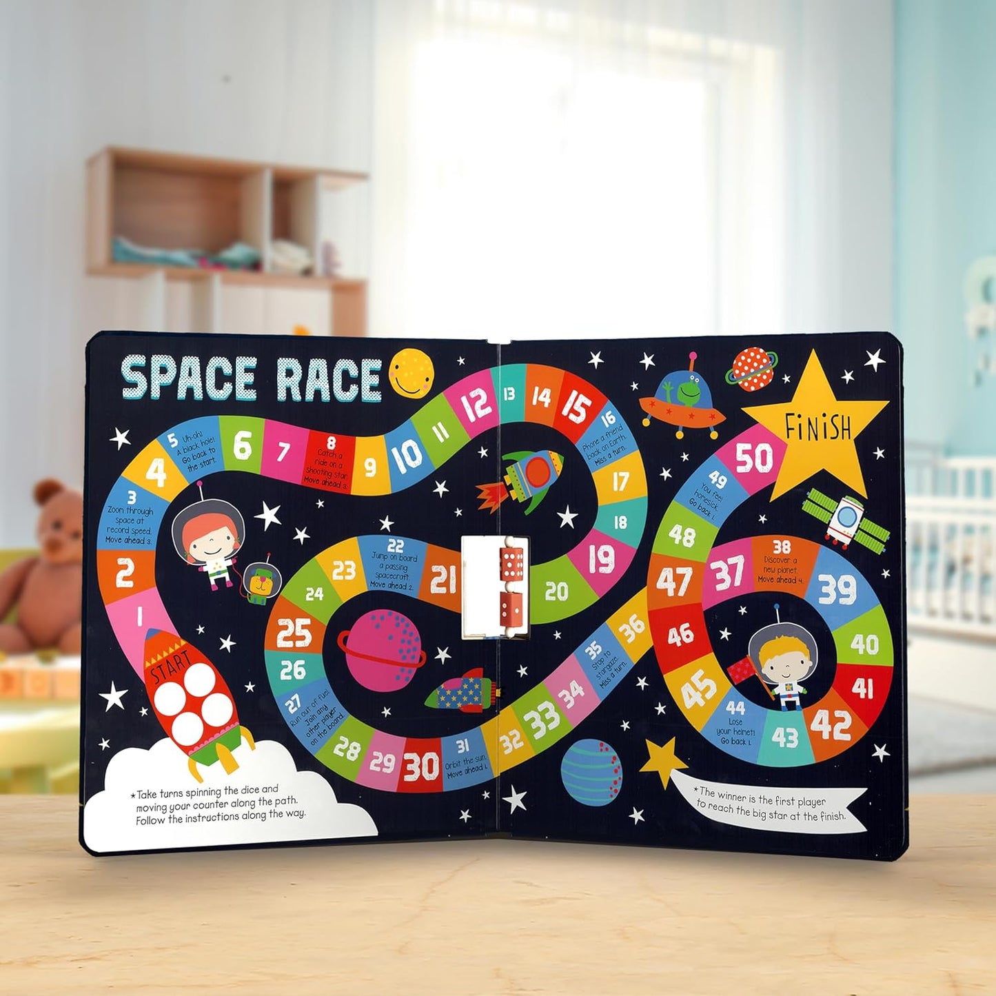 Spin And Play: Counting Games