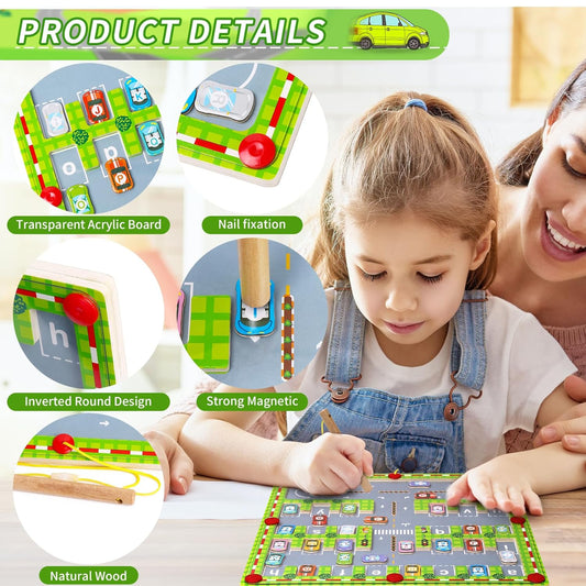 Magnetic Alphabet Maze