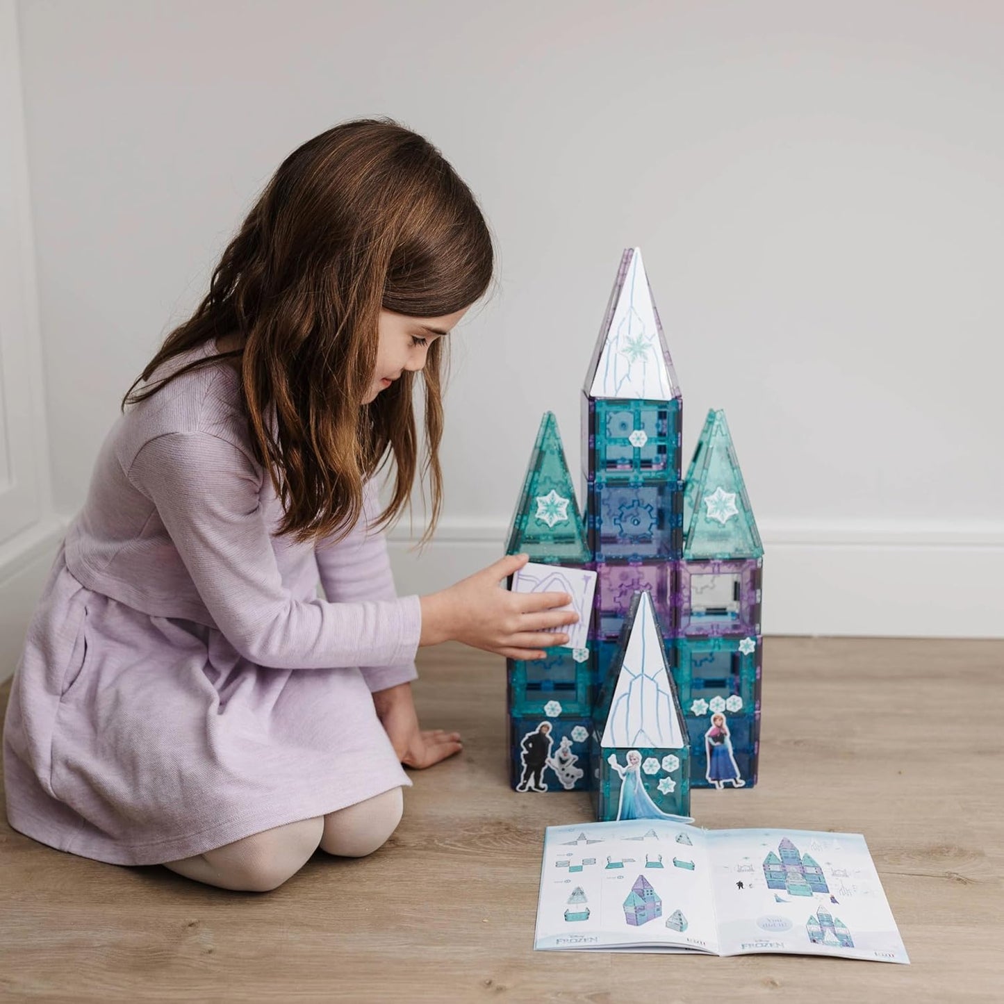 Disney Frozen Castle Magnetic Tile Set