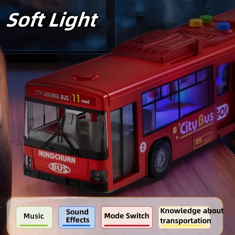 Push Back Bus with Light and Music