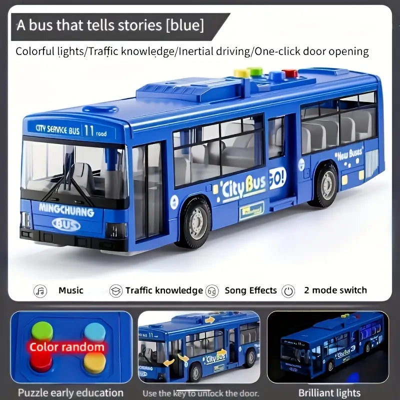 Push Back Bus with Light and Music