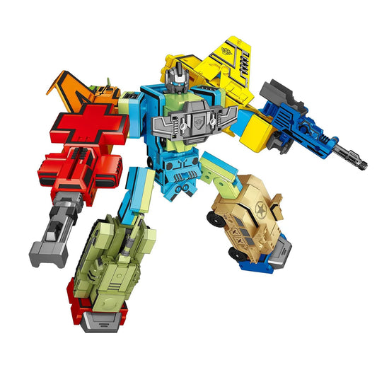 10-in-1 Transformer Robot Action Figure Toy