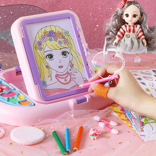Multifunctional Girls makeup and Drawing Board