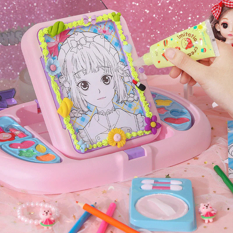 Multifunctional Girls makeup and Drawing Board